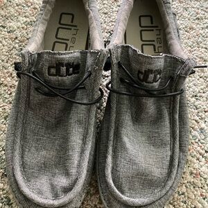 HEY DUDE Wally L Stretch Steel Walking Slip-On Comfort Shoes Men’s Size US 8